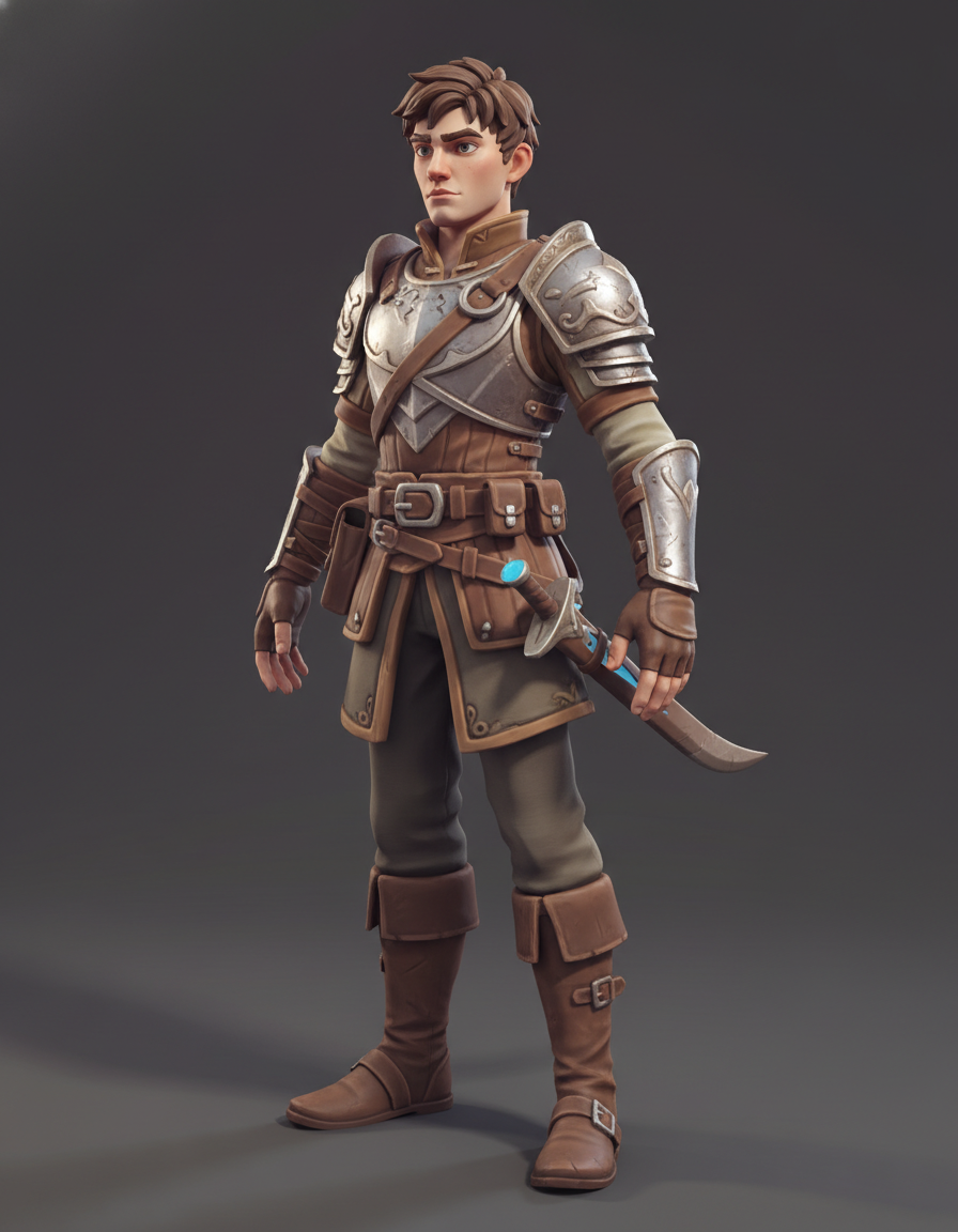 Estudio de personaje 3D