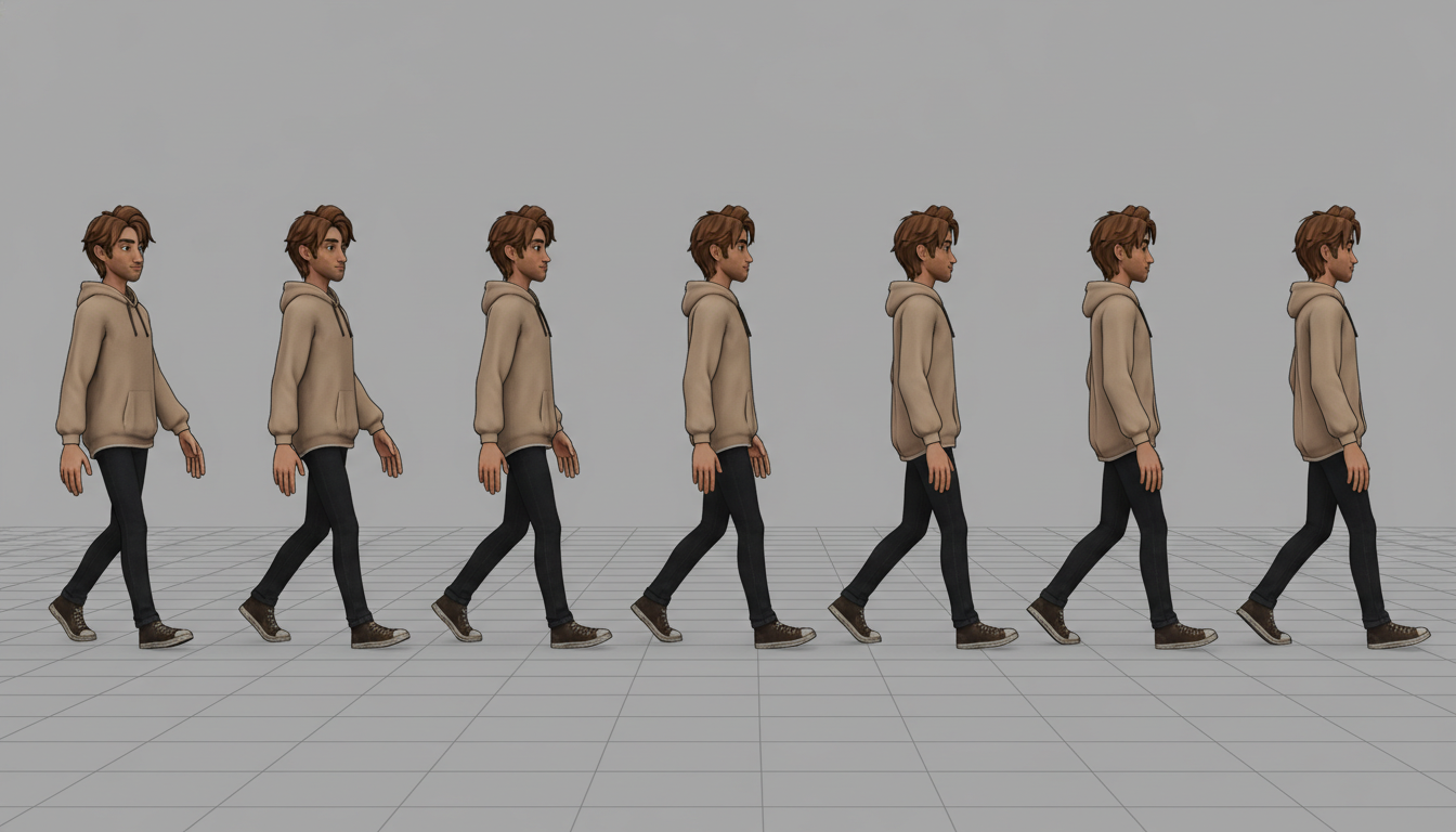 Pose sheet de animación