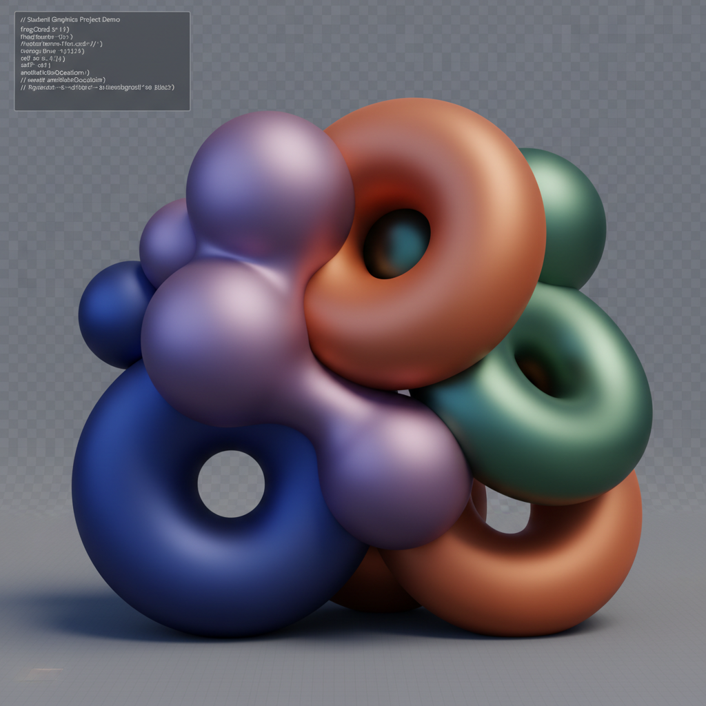Render de shader SDF por raymarching en tiempo real